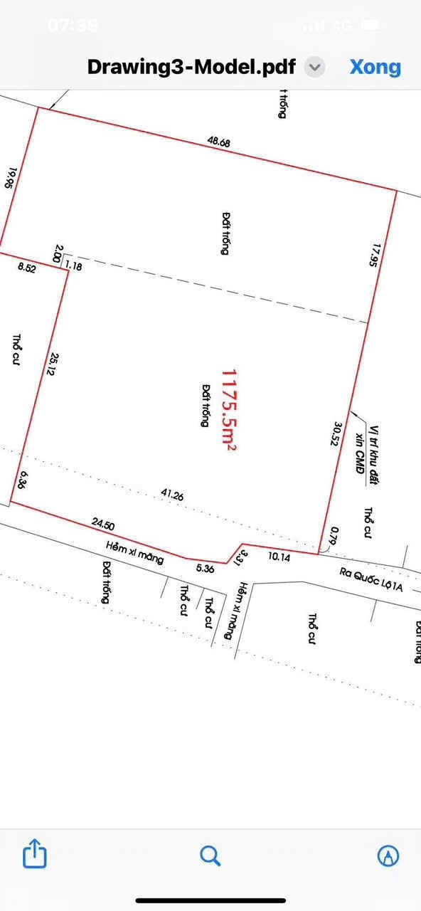 QUỸ ĐẤT 2.300M² – 1/ VÕ THỊ THỪA – GẦN SÔNG SÀI GÒN NGAY QL1A Q12