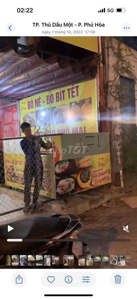 SANG MẶT BẰNG QUÁN ĂN – CĂN GÓC 2 MẶT TIỀN SỐ 84 ĐƯỜNG 30 THÁNG 4 P.PHÚ HÒA TP.THỦ DẦU MỘT