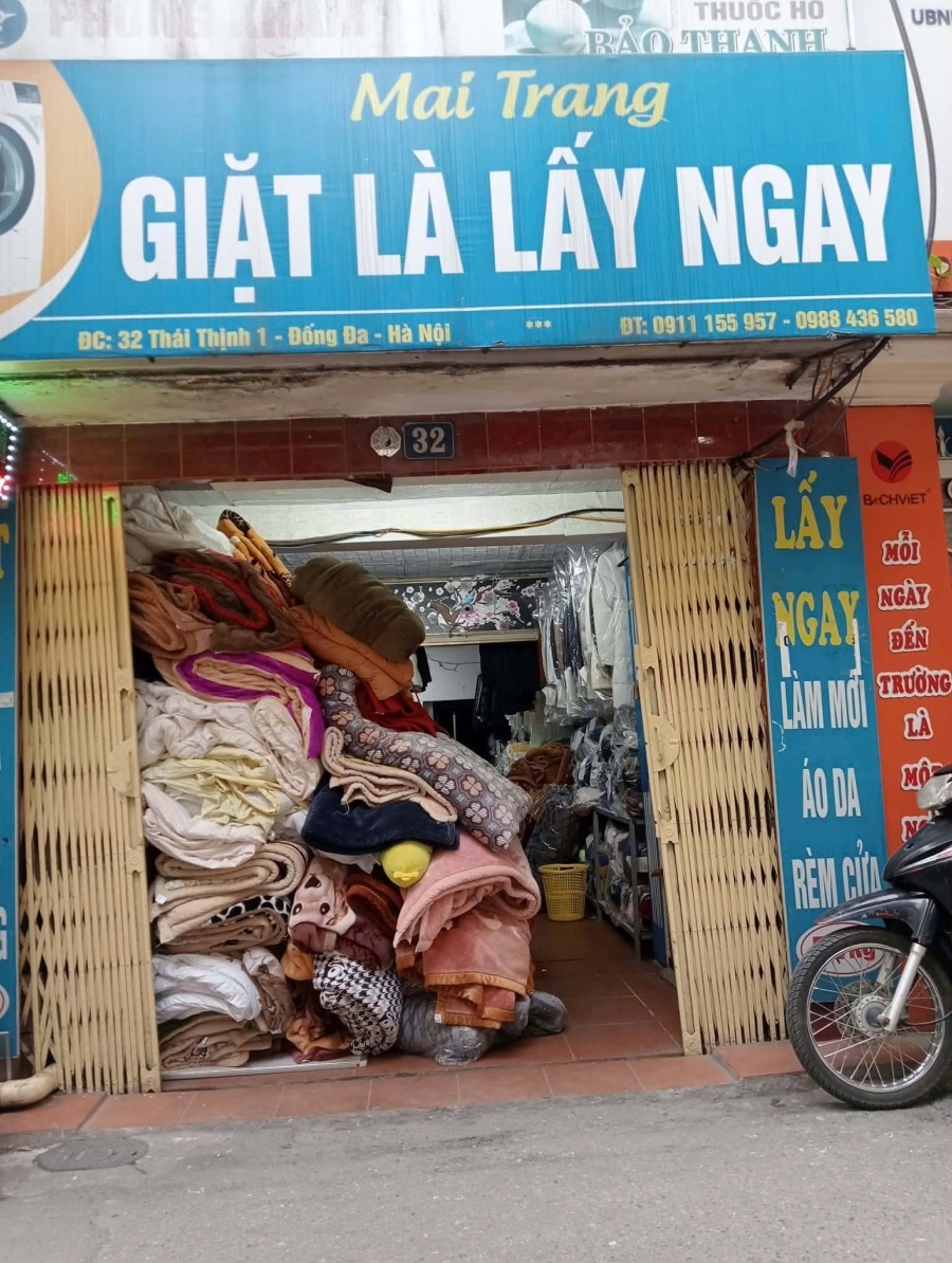 SANG NHƯỢNG CỬA HÀNG GIẶT LÀ – PHỐ THÁI THỊNH ĐỐNG ĐA HÀ NỘI