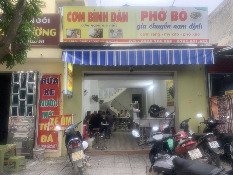 Sang nhượng lại quán Cơm bình dân Phở bò tại Hà Nam