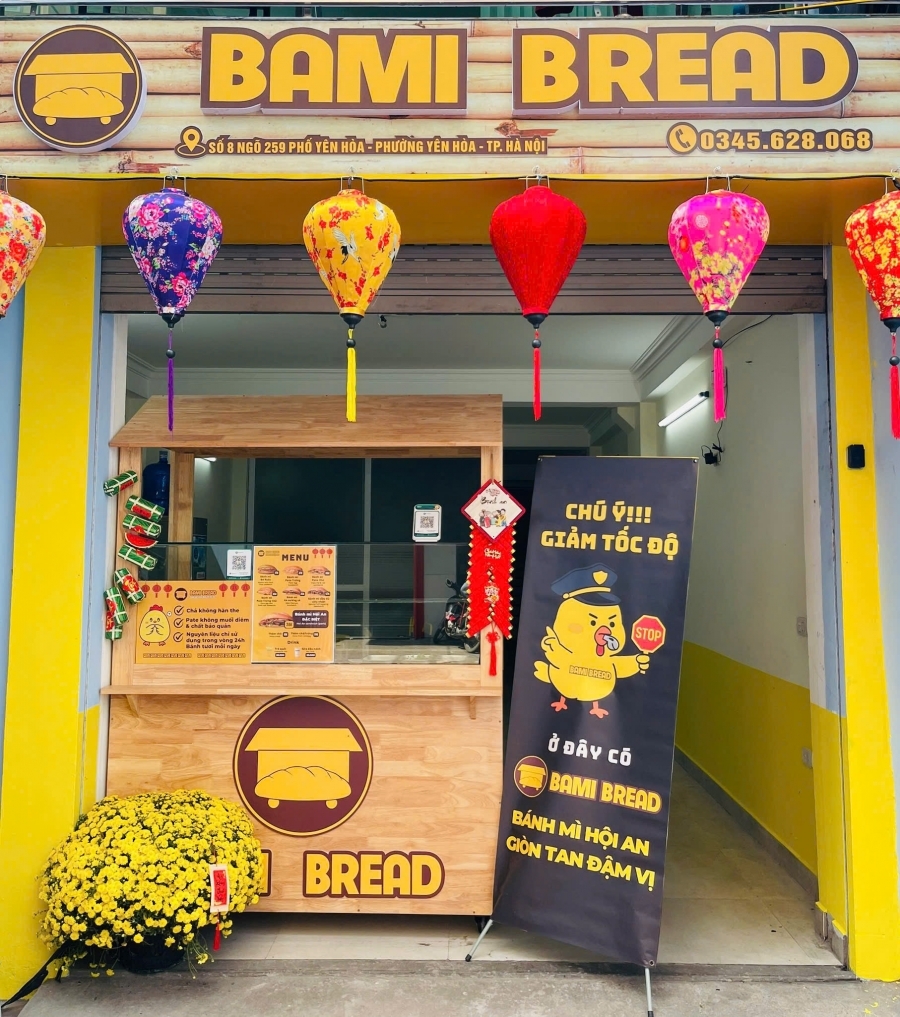 SANG NHƯỢNG QUÁN Bami Bread Yên Hòa – VỊ TRÍ ĐẸP GIÁ TỐT NHẤT PHỐ