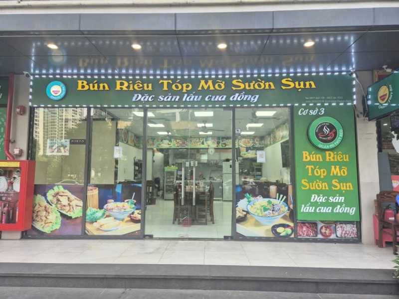 SANG NHƯỢNG QUÁN BÚN – LẨU CHÂN ĐẾ VỊ TRÍ ĐẸP TẠI VINHOMES OCEAN PARK 1 - GIA LÂM HÀ NỘI
