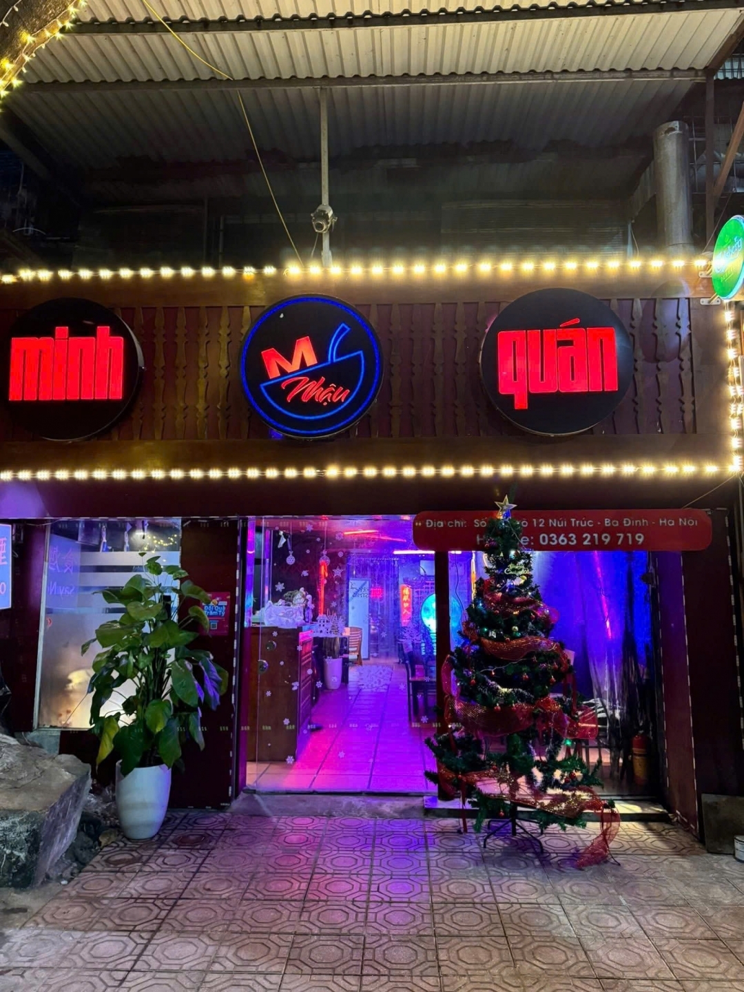 SANG NHƯỢNG QUÁN NHẬU MINH QUÁN - 36 NGÕ 12 NÚI TRÚC GIẢNG VÕ BA ĐÌNH HÀ NỘI