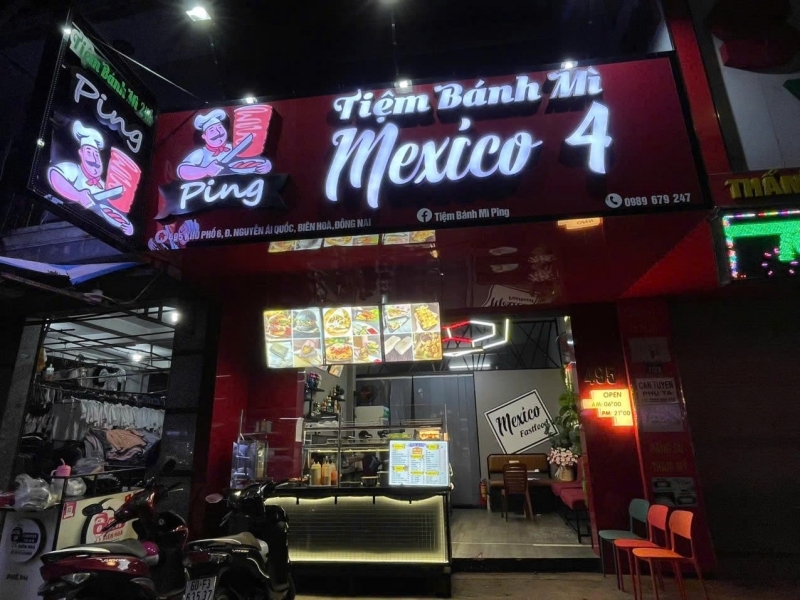 SANG NHƯỢNG TIỆM BÁNH MÌ MEXICO – ĐANG KINH DOANH ỔN ĐỊNH