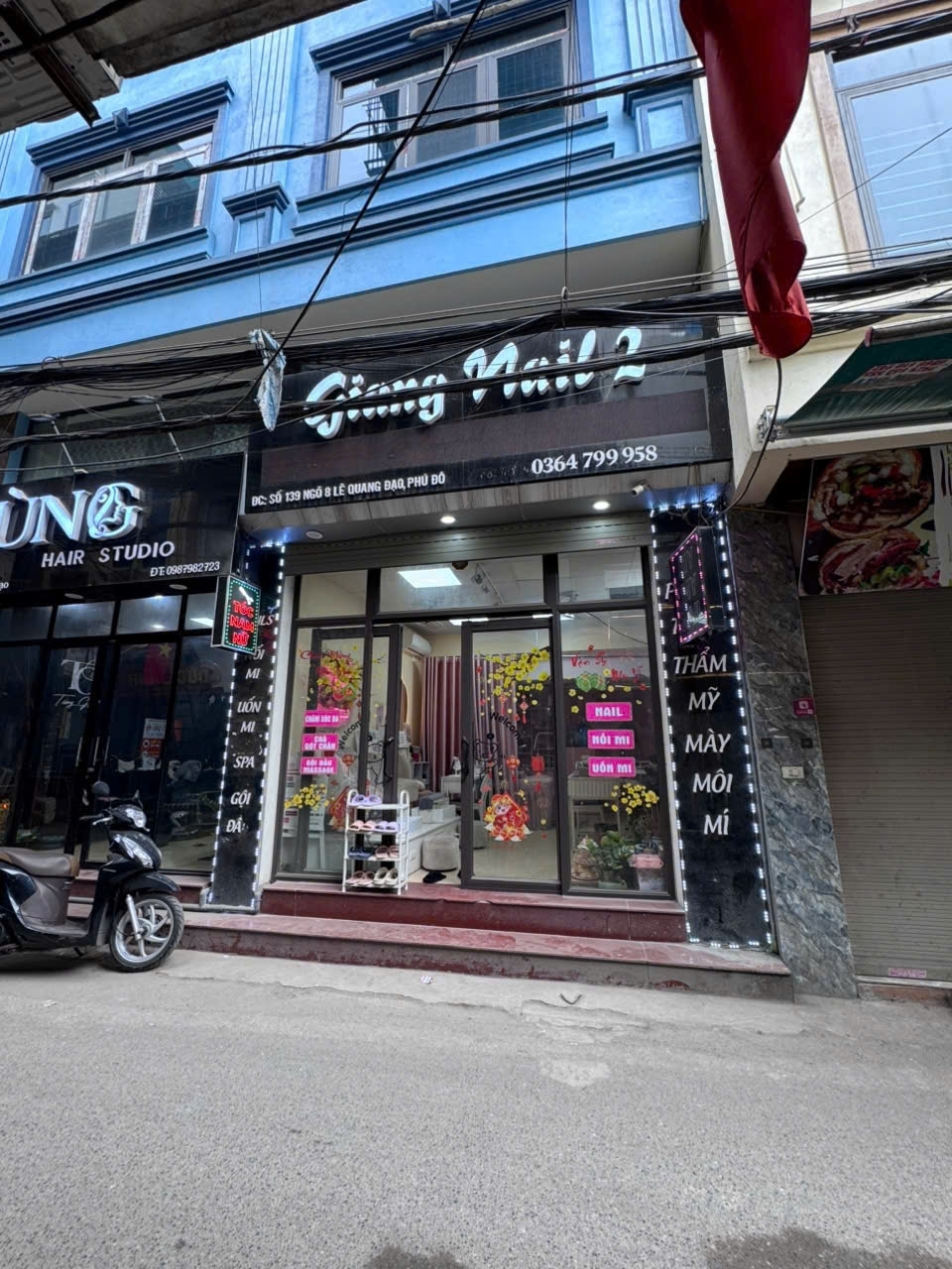 SANG NHƯỢNG TIỆM NAIL – MI – SPA TẠI PHÚ ĐÔ NAM TỪ LIÊM HN CHỈ 50TRIỆU