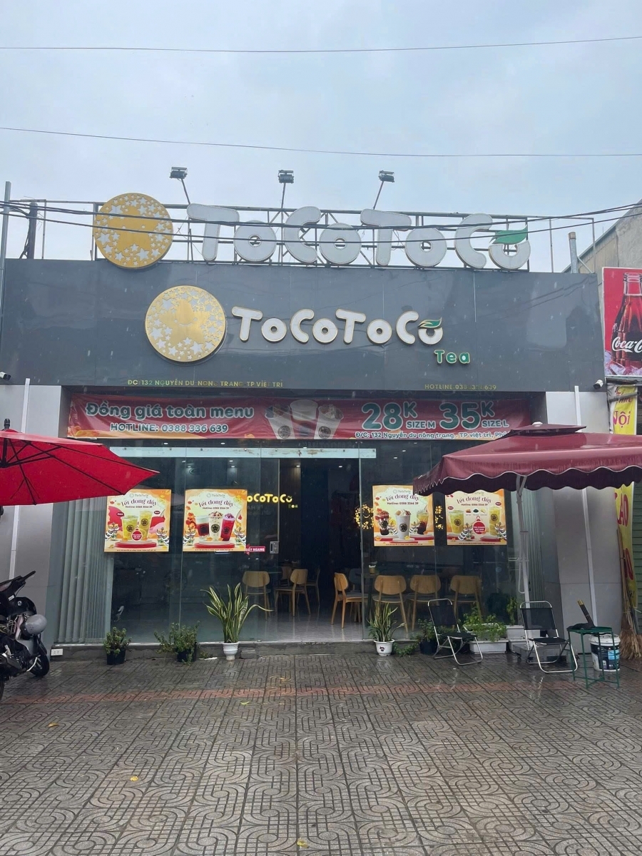 SANG QUÁN TRÀ SỮA TOCOTOCO TẠI PHÚ THỌ