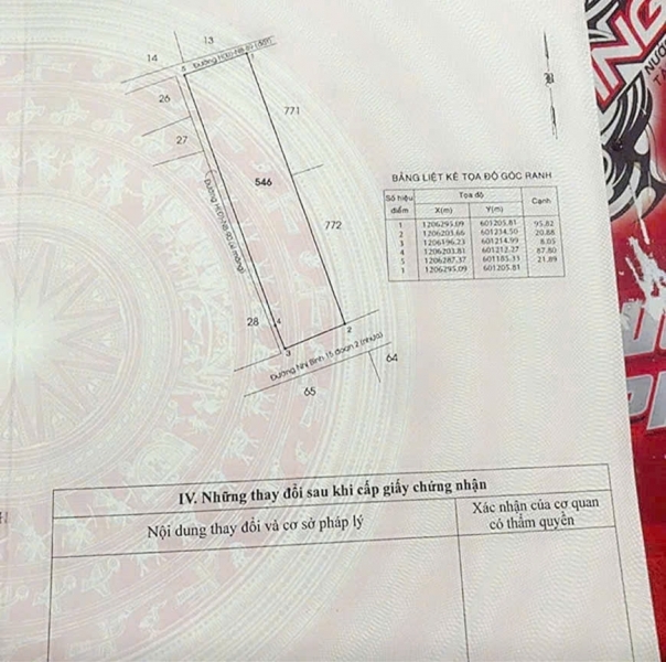 SIÊU PHẨM (21x100) 3 MẶT TIỀN NHỊ BÌNH 15 – ĐƯỜNG CONTAINER – GIÁP Q12