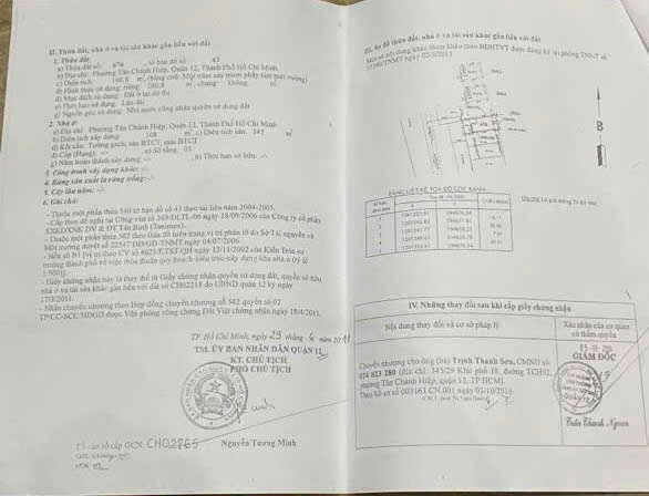 SIÊU PHẨM ĐẤT KHỦNG (16X20) MẶT TIỀN TÔ KÝ – KHU VIP K82 Q.12 CHƯA QUA ĐT