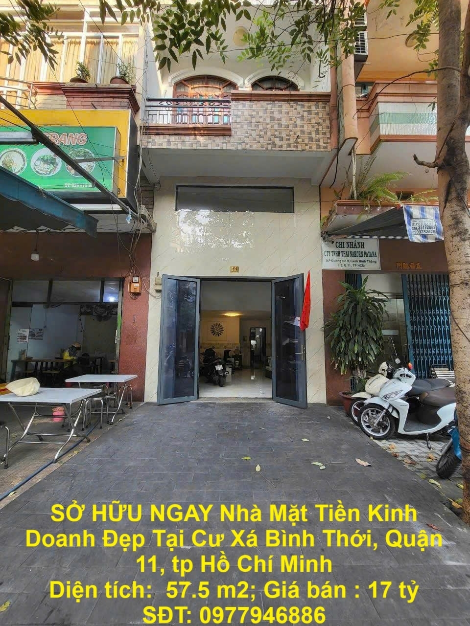 SỞ HỮU NGAY Nhà Mặt Tiền Kinh Doanh Đẹp Tại Cư Xá Bình Thới Quận 11 tp Hồ Chí Minh