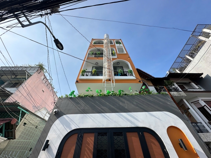 (Tin thật 100%) Bán tòa CHDV 77m2 (5x16m) x 16P tại Phan Huy Ích - HXH 45m - DT 115 tỷ ~ 75%/năm