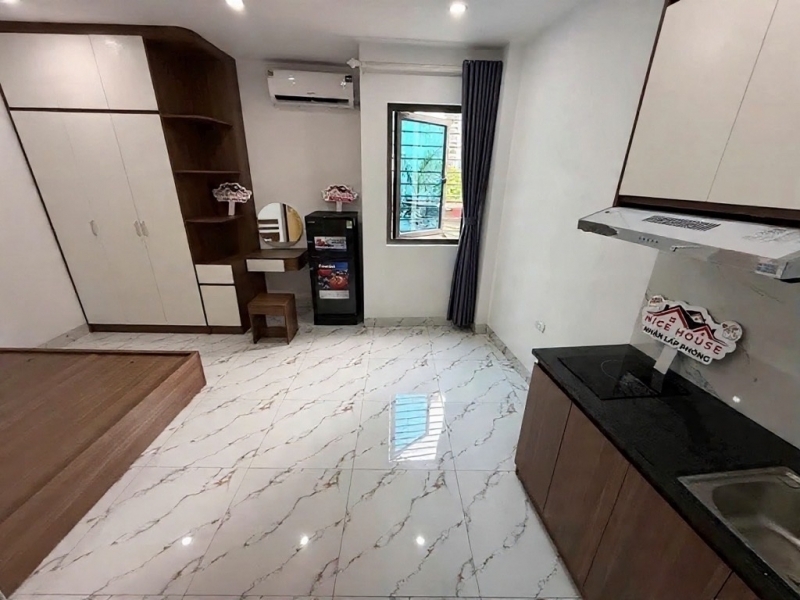 tòa căn hộ dịch vụ kim mã 55m x 6 tầng thang máy 155 tỷ dòng tiền 50tr/tháng