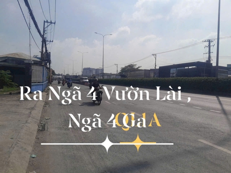 XƯỞNG 2 MẶT TIỀN QL1A – 2.400M² – GẦN NGÃ TƯ GA & VƯỜN LÀI – QUẬN 12