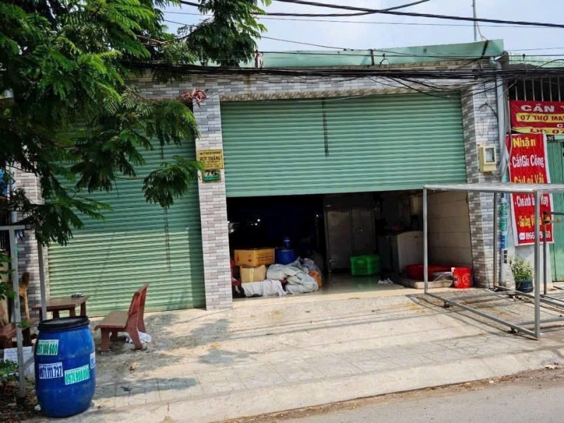 XƯỞNG 2 MẶT TIỀN XUÂN THỚI THƯỢNG 04 HÓC MÔN - 303m² THỔ CƯ – HƯỚNG ĐÔNG