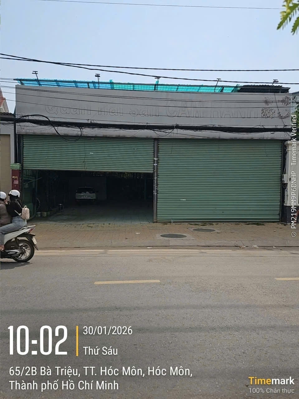 XƯỞNG MẶT TIỀN BÀ TRIỆU – GẦN BV HÓC MÔN – QUỸ ĐẤT LỚN HIẾM